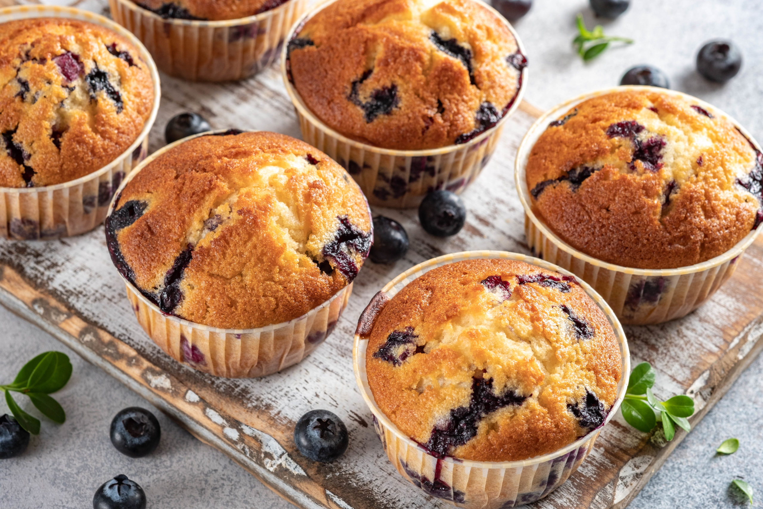 Nora cooks vegan blueberry muffins