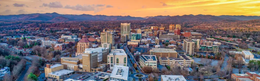 Asheville, NC Aerial View