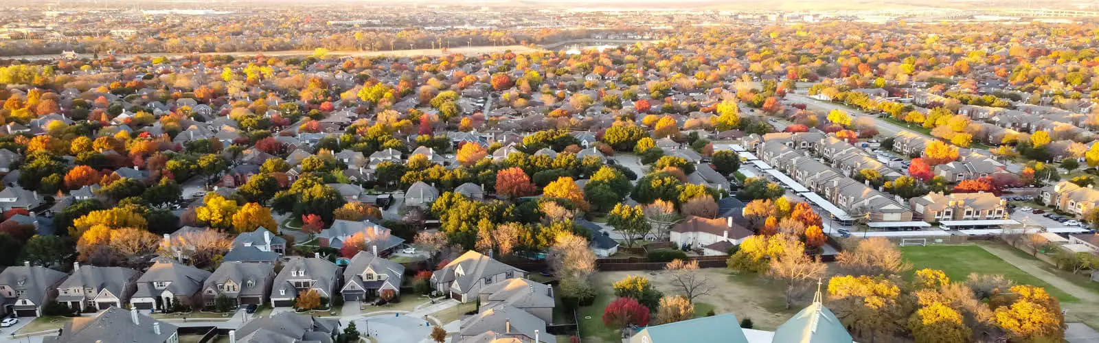 Coppell Texas Aerial View